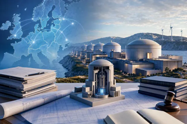 What is EDF’s plan to build 10 NUWARD small modular reactors across Europe by 2035—including the reactors’ 400 megawatt third generation pre