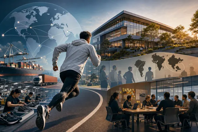 Illustrative editorial image for Nike’s Pace operating-model overhaul