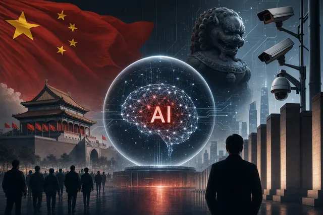 What did China’s State Security Minister Chen Yixin warn about the threats AI poses to China’s political, institutional, ideological, and te