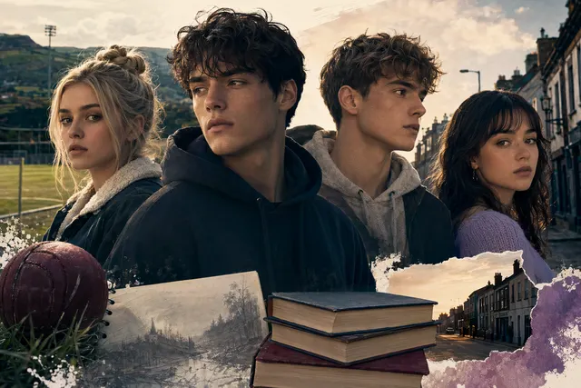 Illustration representing the upcoming Prime Video Boys of Tommen romantic drama adaptation