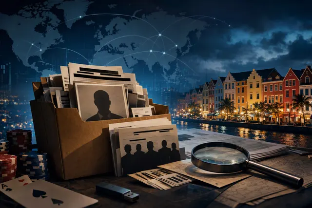 Illustration representing the Casino Secrets investigation into Curaçao online gambling ownership records