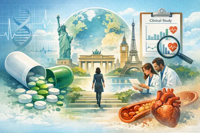 Illustration of Novo Nordisk’s oral Wegovy semaglutide pill, cardiovascular research and global market expansion