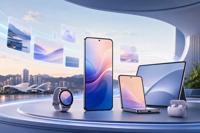 AI-generated editorial illustration for OPPO’s ColorOS 17 announcement
