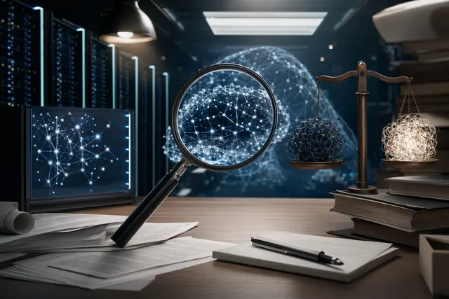Concept illustration of competing AI models such as Grok and GPT in a technology race