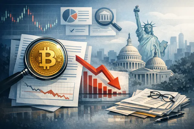 Bitcoin price chart and falling Coinbase premium index line, representing the record 55-day negative streak and institutional selling pressure.