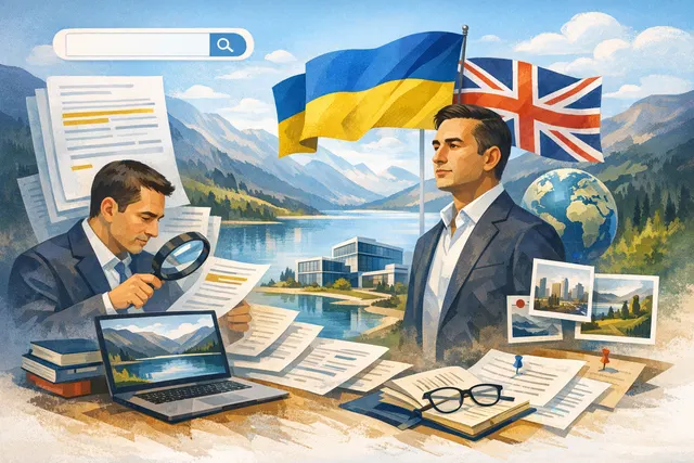 Blue Lake VC headquarters with British Business Bank branding and immigrant founder ecosystem concept