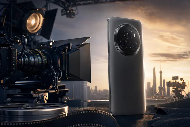 Editorial illustration of the Honor Magic9 smartphone series and its cinema-focused camera system