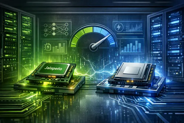 What did OpenAI’s custom Jalapeño inference chip, co developed with Broadcom, demonstrate in its latest benchmarks against Nvidia’s GB200 an