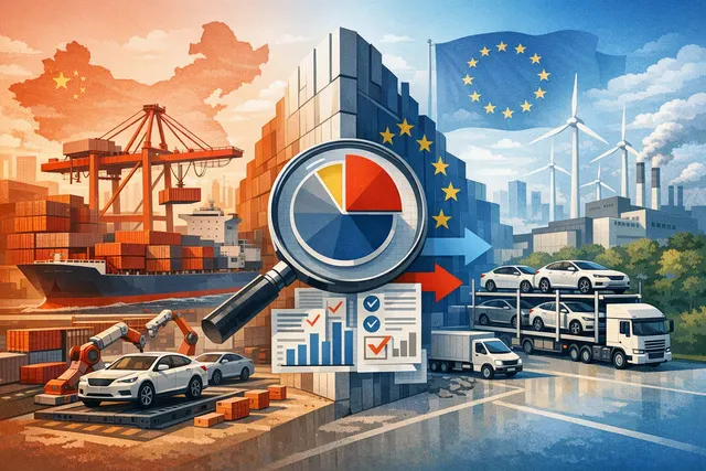 What did Goldman Sachs estimate about the share of China’s annual nominal exports to the European Union that could be affected by the bloc’s