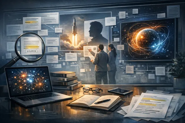 A conceptual digital illustration representing SpaceXAI's Grok 4.6 and 4.7 AI models, with abstract neural network patterns and space-themed elements.