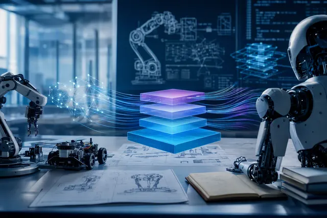 Illustration representing an AI coding agent verifying and repairing a software repository