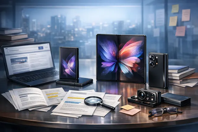 Samsung Galaxy Z Fold 8 Ultra, Z Fold 8 (Wide), and Z Flip 8 — 2026 foldable lineup leak with displays and key specs