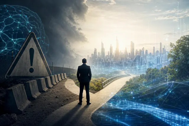 How did warnings from AI industry leaders—including Anthropic CEO Dario Amodei—about slowing AI development and adding safety guardrails aff