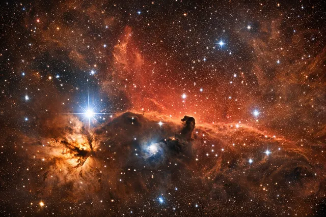 The Horsehead Nebula captured by amateur astrophotographer Greg Meyer with a 61mm telescope