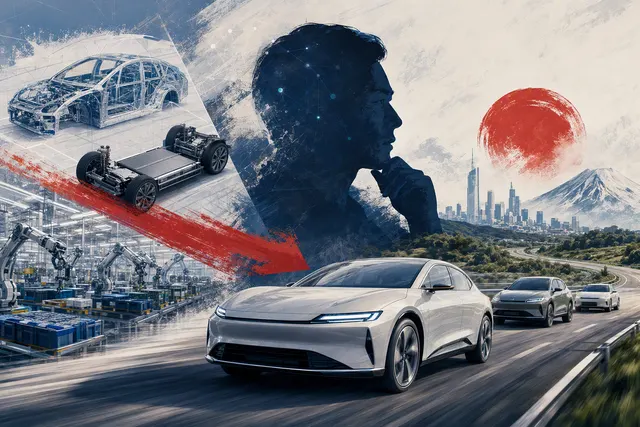 How is Honda responding to intensifying competition from Chinese EV makers—including its plan to save ¥1.5 trillion by 2030 by demanding 30%