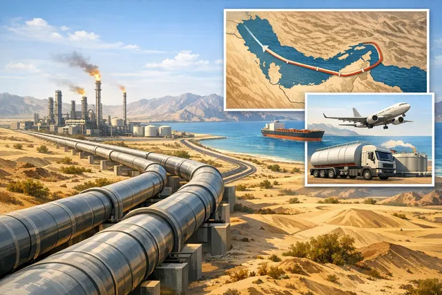 ADNOC plans a multi-fuel pipeline to bypass the Strait of Hormuz for gasoline, diesel, and jet fuel exports