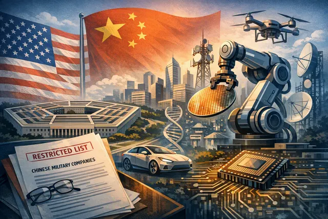 What did the Pentagon’s updated 1260H list of Chinese “military companies” announced in June 2026 include, why were major firms such as Alib