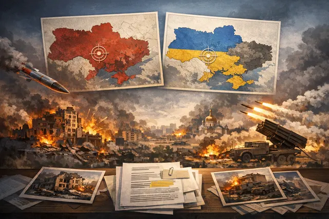 AI-generated editorial visual symbolizing the July 26, 2026 strikes across Ukraine and occupied territory.