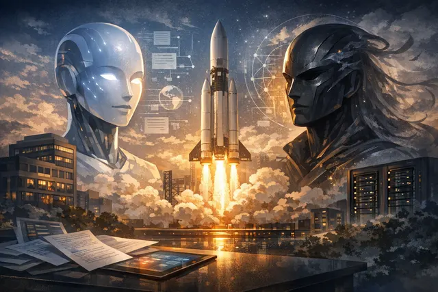 Anthropic's Claude Fable 5 and Mythos 5 AI model launch concept.
