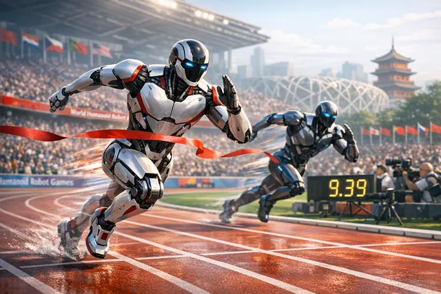 What happened at the 2026 World Humanoid Robot Games in Beijing when the Chinese humanoid robot Tiangong Ultra ran the 100 metres in 9.39 se
