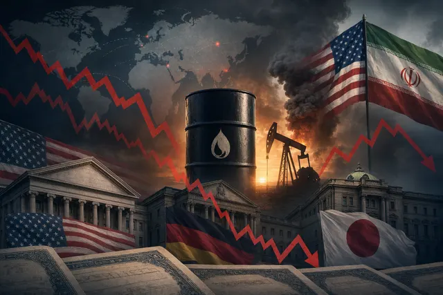 Global bond markets reacting to an oil price surge linked to the US‑Iran conflict