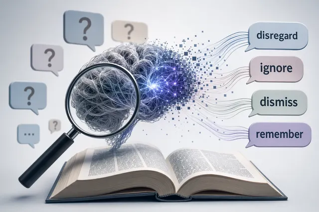 Illustration representing Google AI Overviews misinterpreting search commands like disregard or ignore