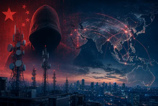 Illustration of cyber espionage targeting telecom infrastructure using cross-platform malware