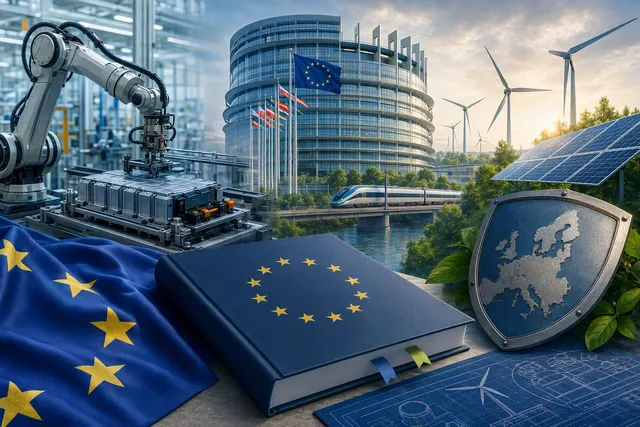Illustration of the EU Industrial Accelerator Act and Made in Europe investment rules