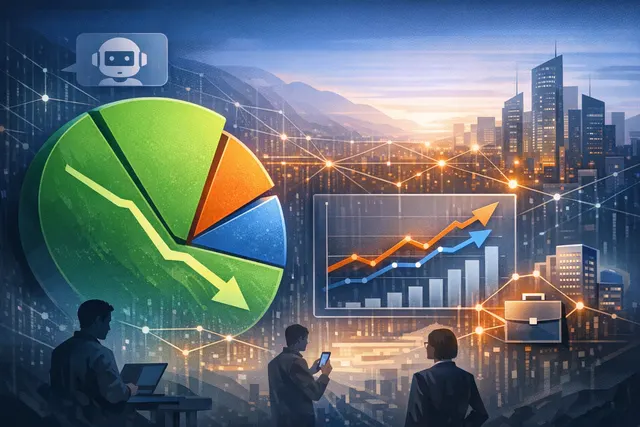 What does the latest BNP Paribas data from May 2026 reveal about shifts in the AI chatbot market, including the specific traffic share chang