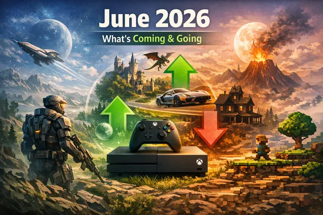 Xbox Game Pass June 2026 Wave 2 lineup with Call of Duty Vanguard, EA Sports FC 26, and game pass library overview