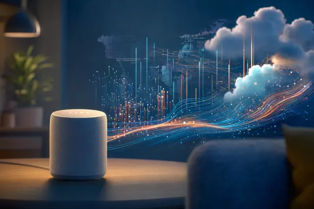 Illustrative image for reports of unusually high background data use by Google Home Speakers
