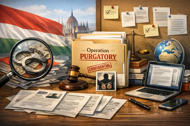 Hungarian Parliament building in Budapest, symbolizing the seat of government where Operation Purgatory was announced.