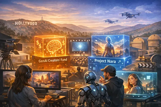Amazon MGM Studios GenAI Creators Fund and Project Nara announcement illustration