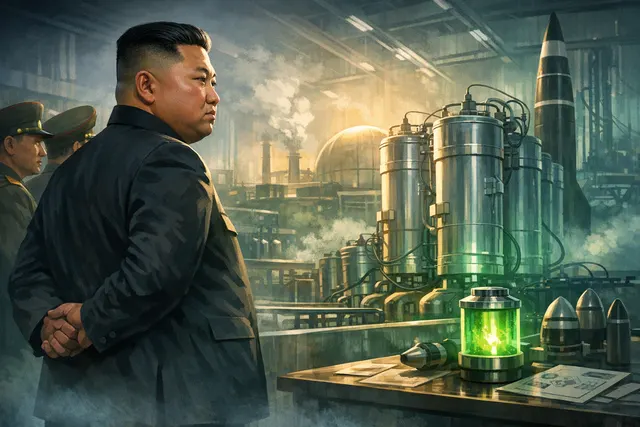 Kim Jong Un visiting a nuclear material production facility as North Korea accelerates its nuclear weapons program