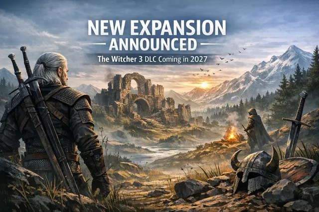 The Witcher 3: Wild Hunt - Songs of the Past official key art featuring Geralt of Rivia