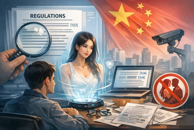 Search & fact check with cited sources for What new regulations did China enforce on July 15, 2025, targeting AI romantic companions, how ha