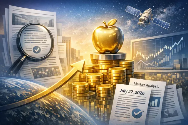 Search & fact-check with cited sources for What caused Apple to reclaim the title of the world's most valuable publicly traded company on Ju