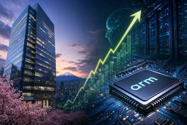 SoftBank shares rising alongside Arm and Nvidia in the AI chip boom