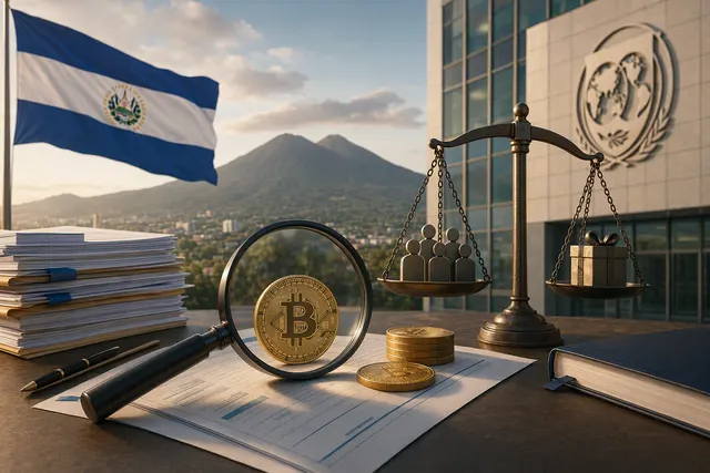 Illustration of El Salvador’s Bitcoin holdings and IMF review