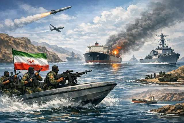 Oil tankers stranded near the Strait of Hormuz as Iran escalates the blockade and threatens a new front in the Bab al-Mandeb Strait, with crude oil prices forecast to hit $160 a ba