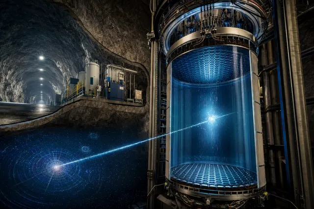 What did the LUX ZEPLIN (LZ) dark matter experiment—located nearly a mile underground in South Dakota and using seven metric tons of liquid