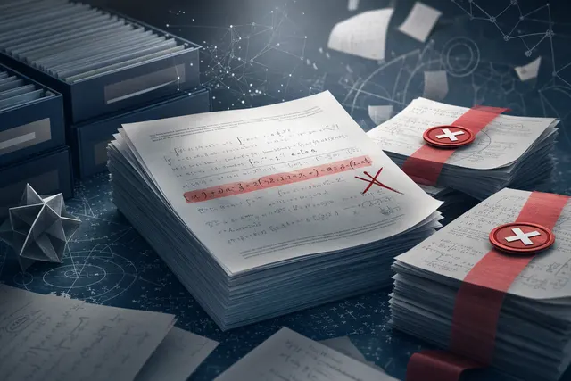 Illustration representing AI-generated mathematics manuscripts and proof verification