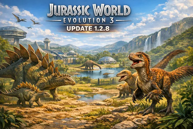 Dracorex and Liopleurodon family units added in Jurassic World Evolution 3 update 1.2.8 free content patch