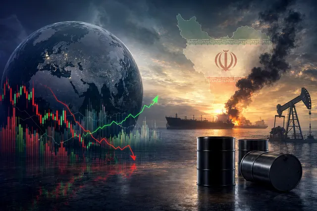 Global stock market volatility driven by oil price swings and Iran geopolitical tensions