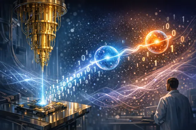 Visualization of quantum randomness amplification with entangled superconducting qubits and a 30-meter cryogenic link
