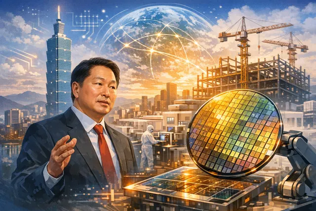 SK Hynix Chairman Chey Tae-won announced plans to double wafer capacity within five years at Computex 2026 amid a structural AI-driven memory shortage forecast to last until 2030.