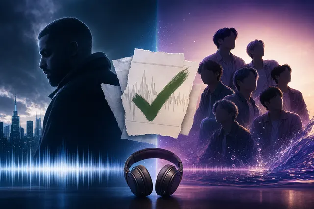 Spotify streaming controversy involving Drake’s Make Them Cry and BTS song Swim