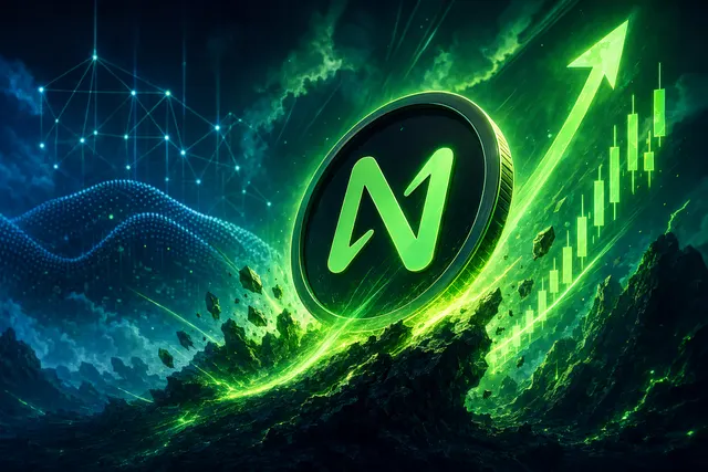 NEAR Protocol token rising above $2.15 during crypto market rally