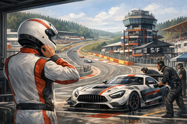 What happened when former Formula 1 driver Nikita Mazepin returned to competitive motorsport at Spa Francorchamps in the Spezial Tourenwagen