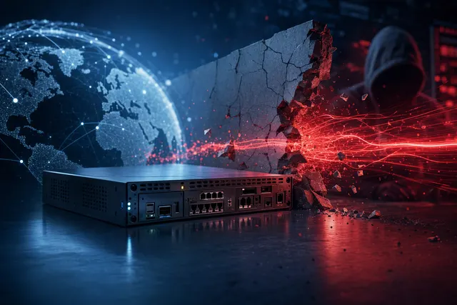 Editorial illustration for a report on actively exploited Citrix NetScaler vulnerabilities and security updates